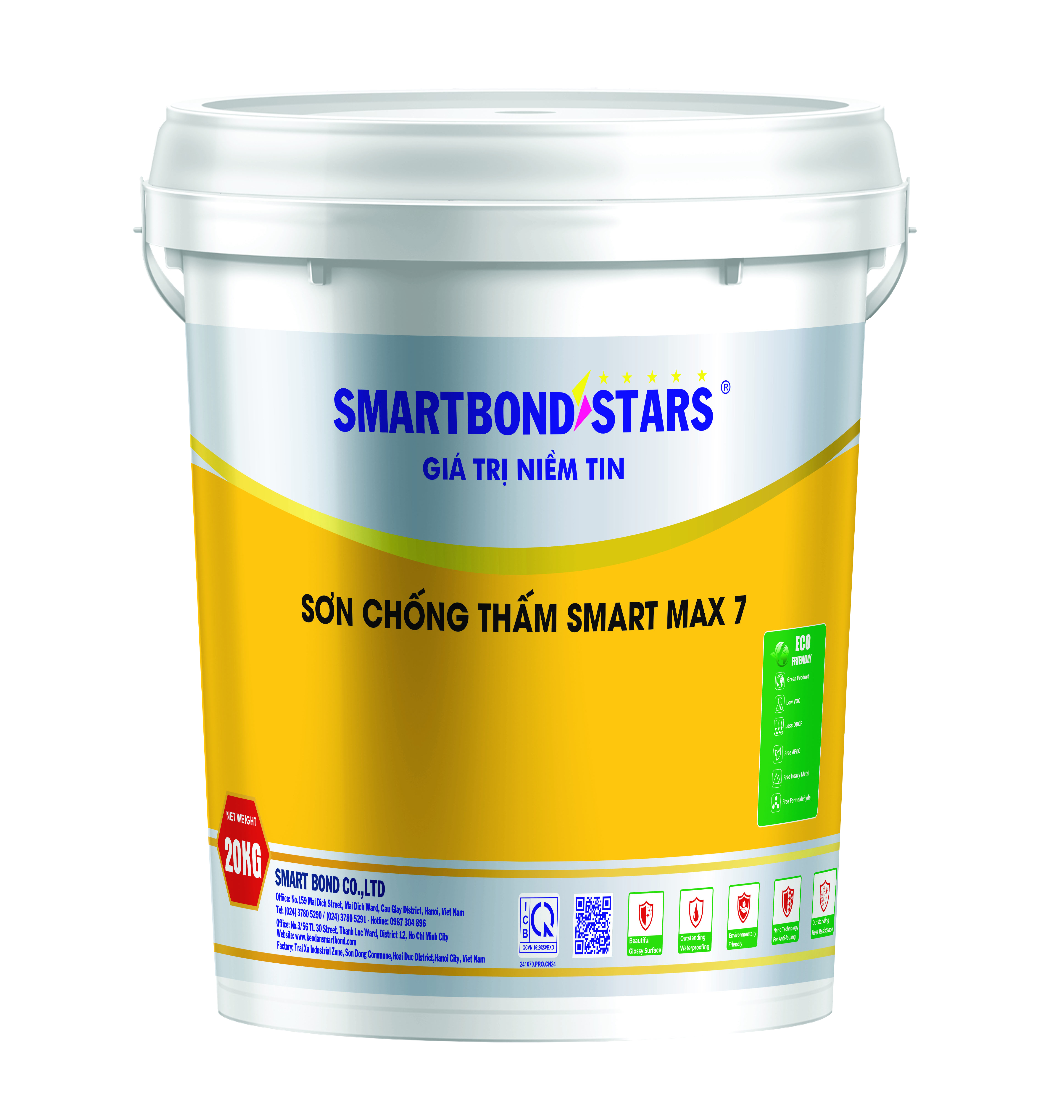 CHỐNG THẤM SMART MAX 7 CHUYÊN CHỐNG THẤM MÀU CHO BÊ TÔNG, TẦNG HẦM, BỂ NƯỚC, WC, BAN CÔNG CHỐNG THẤM SMART MAX 7 CHUYÊN CHỐNG THẤM MÀU CHO BÊ TÔNG, TẦNG HẦM, BỂ NƯỚC, WC, BAN CÔNG